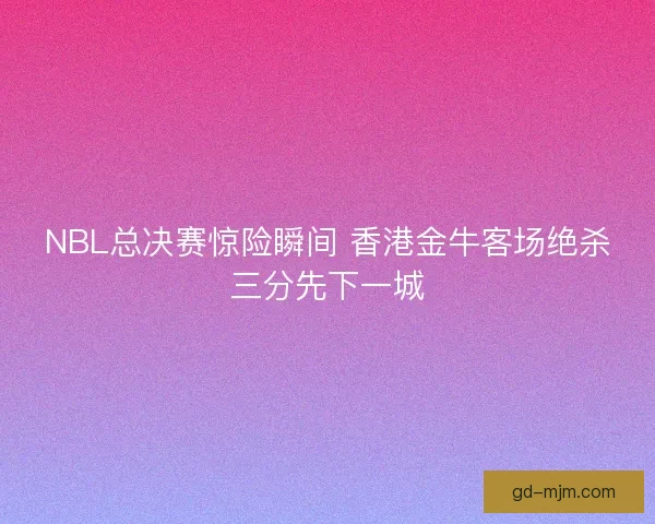 NBL总决赛惊险瞬间 香港金牛客场绝杀三分先下一城